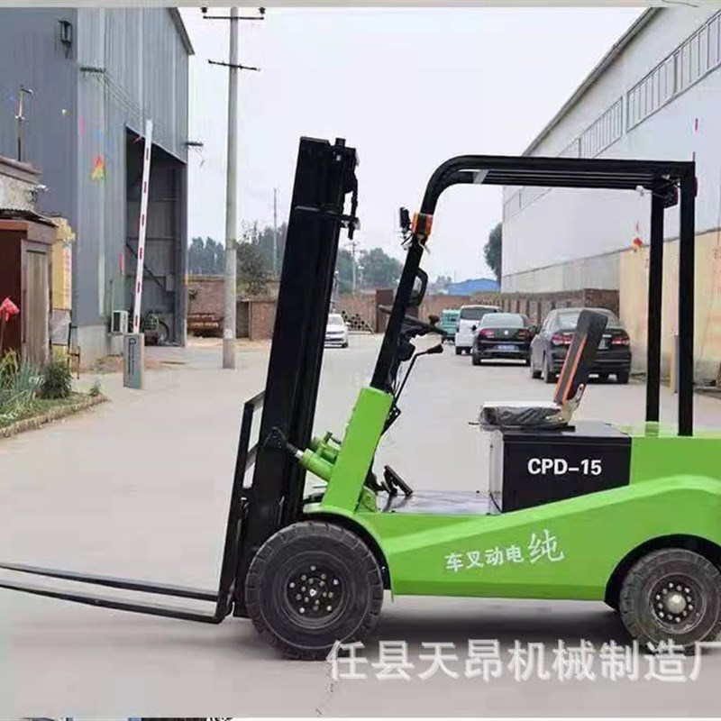 四轮电动叉车座驾式电动堆车小型搬运车一吨2吨3吨液压电动叉车