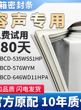 适用容声BCD535WSS1HP  576WYM 646WD11HPA 冰箱门密封条胶条皮圈