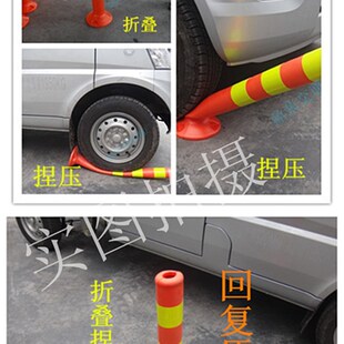 热销EVA泡沫警示柱 压不坏隔离弹力柱 K公路分道柱防撞柱塑料防护