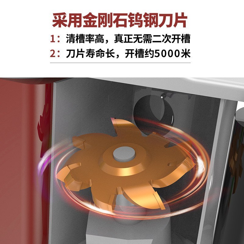 热销定制款链接轻质砖开r槽机加气块泡沫砖一次成型无尘墙壁面切