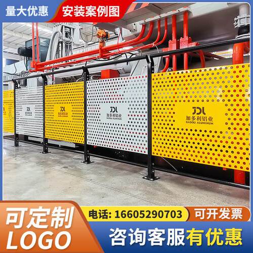 热销工厂车间隔离网仓库设备冲y孔板铁丝D网围栏仓库围栏车间移动