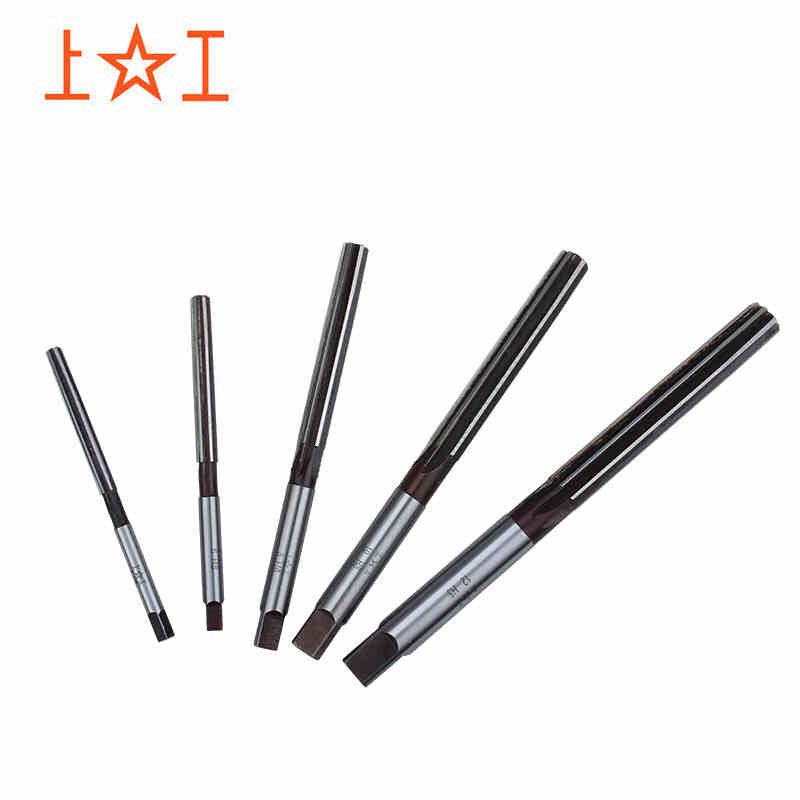 速发上工直柄手用铰刀 合金工具钢H8精度绞刀 手用捻把 4 5 6 8 1