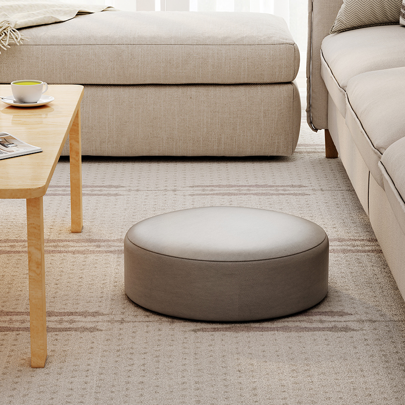 速发小凳子家用约凳简矮懒人坐垫客厅沙发凳科技包软布办公室脚垫