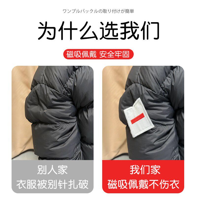 速发小队长标志一道杠免别针无痕队长大队委袖章三道磁吸中队长二
