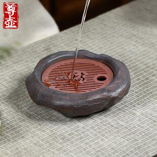 沥水盘小干泡台壶承茶托功夫茶具茶台 紫砂茶盘托盘茶海家用储水式