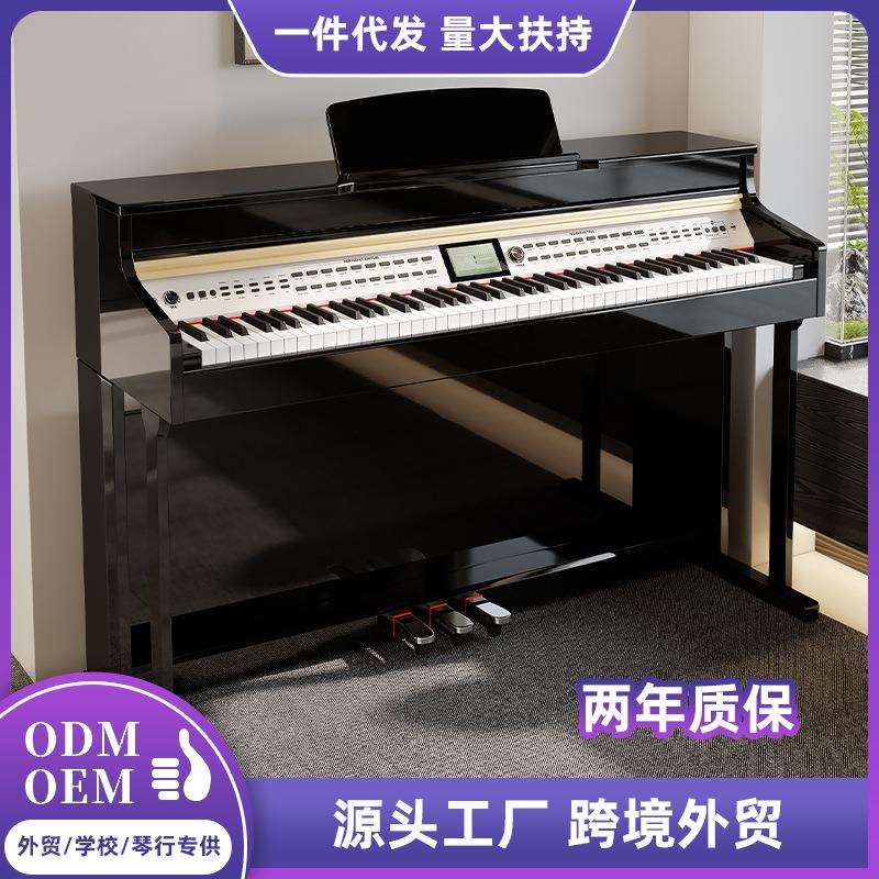 LeGemCharr镭晶彩演奏级电钢琴88键重锤多功能立式电钢琴厂家