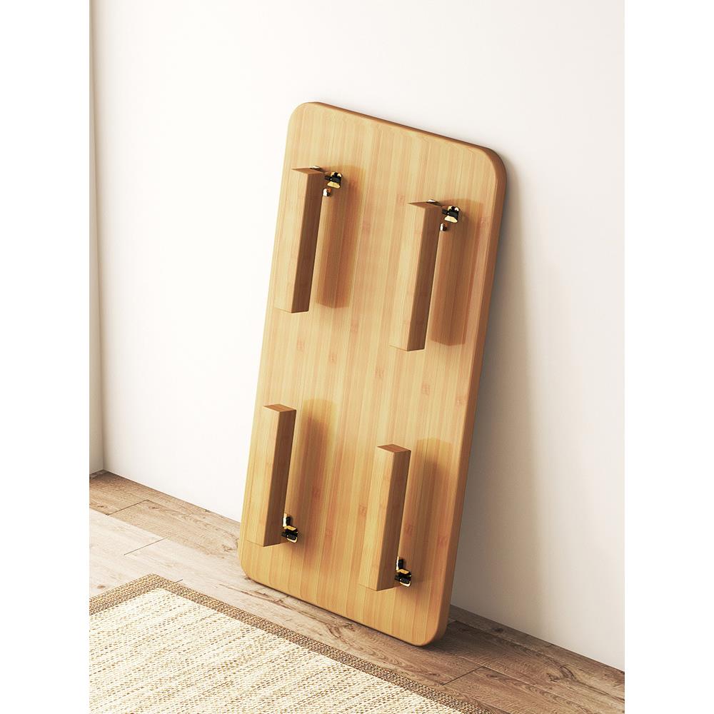 榻榻米桌飘窗桌炕桌折叠家用茶几实木饭桌炕几客厅学习长方形矮桌