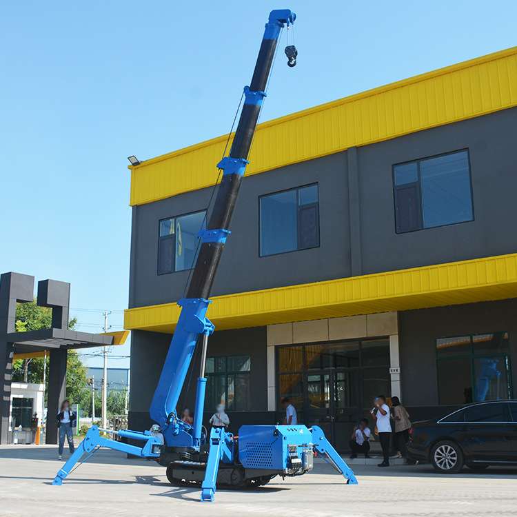 3吨5吨8吨履带蜘蛛吊 自行走微型折叠起重机 遥控吊装用蜘蛛吊车