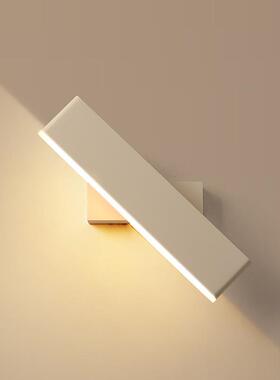 床头壁灯 卧室简约现代led灯具创意可旋转客厅书房墙壁过道墙壁灯