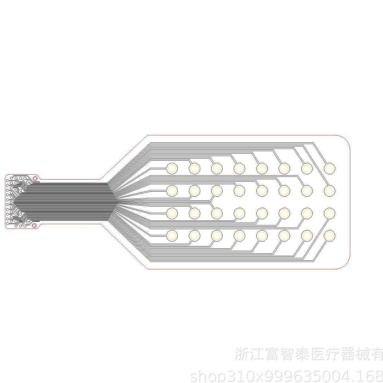柔软可拉伸电极阵列高灵敏度生物电生物传感高敏