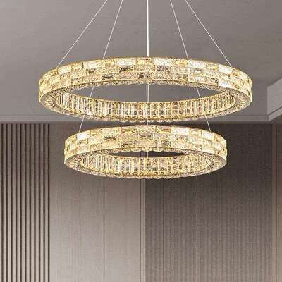 贝壳轻奢水晶吊灯创意个性后现代客厅灯设计师中山灯具家装灯饰