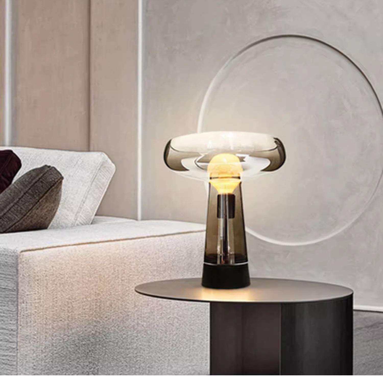 后现代广口茶色玻璃台灯卧室房间简约创意床头柜灯家居装饰摆件,乐器/吉他/钢琴/配件,其它乐器配件,淘宝优惠券,粉丝福利购,淘宝优惠卷