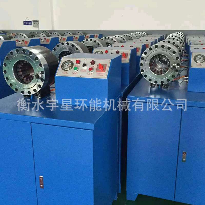 钢管扣压机胶管锁管机胶管压管机切管机剥胶机生产销售