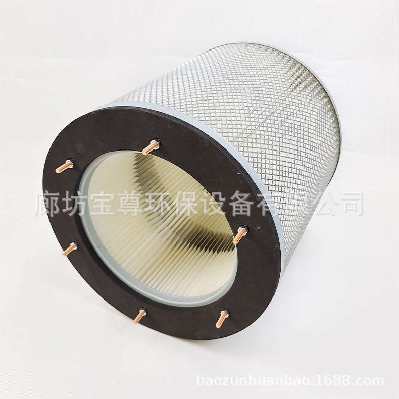 空气滤芯324x330拨片式工业除尘过滤器阻燃滤芯 粉尘除尘滤筒