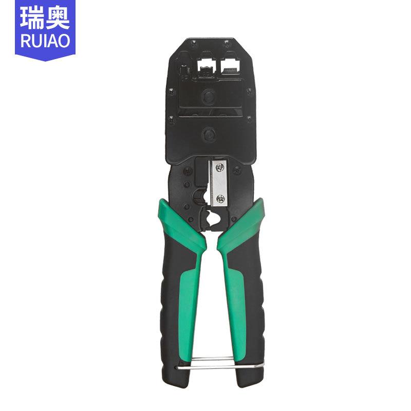 跨境多功能五六七类水晶头6P8P两用网络工具挤压接压线网线钳子