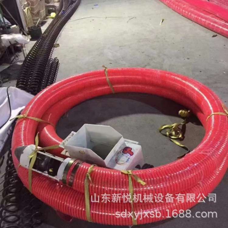 多功能软管螺旋抽沙机 大功率软绞龙吸沙机 沙子输送机