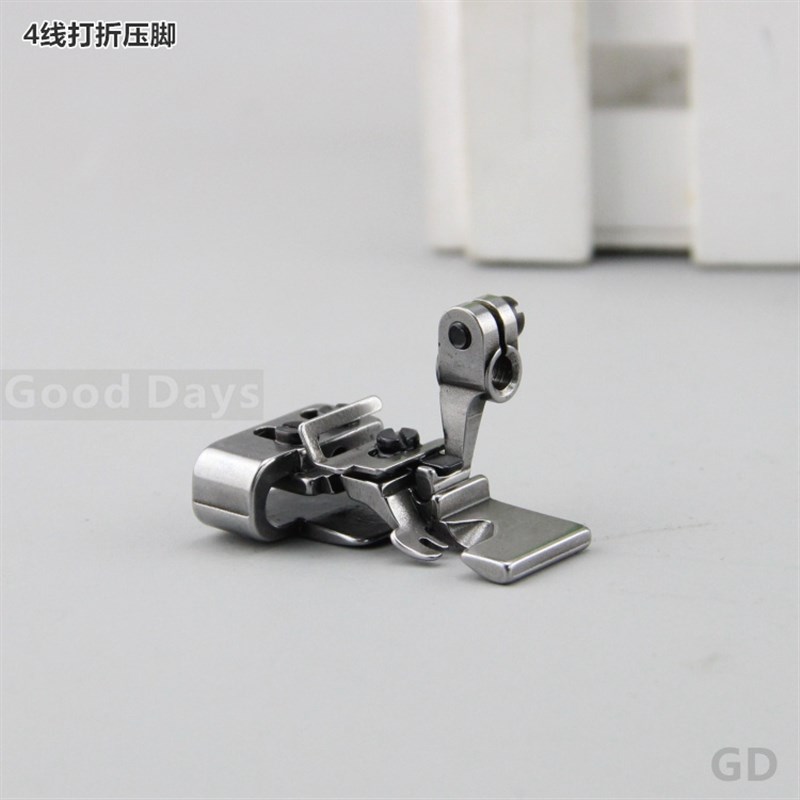 速发700包缝机4线打皱压脚 拷边机四线打折压脚锁边抽皱压脚747码