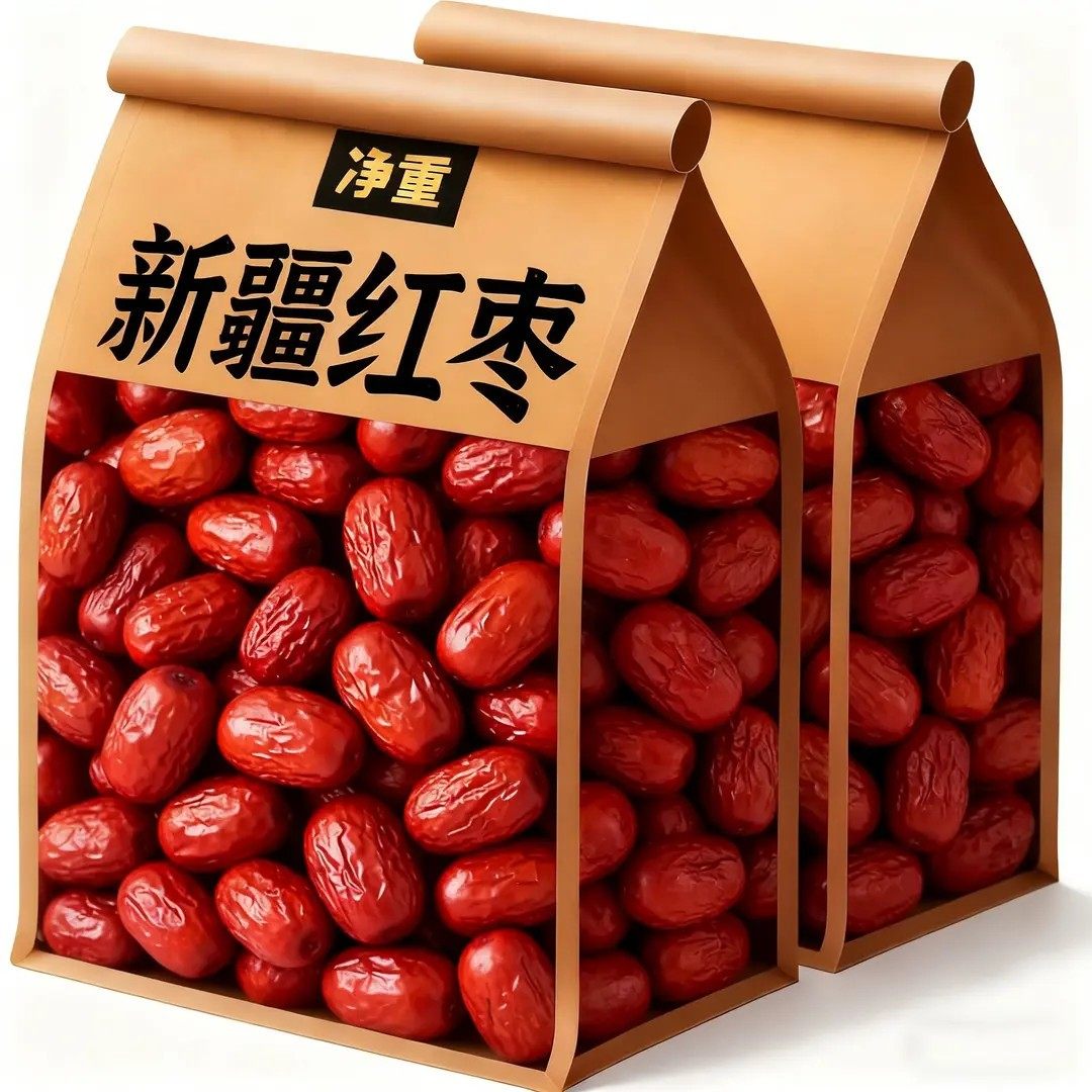 2025新货和田红枣皮薄核小新疆特产大个头枣子农家特产泡水茶熬粥,粮油调味/速食/干货/烘焙,干货组合/料包/汤包/干货礼盒,淘宝优惠券,粉丝福利购,淘宝优惠卷