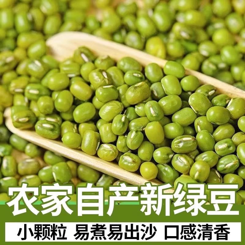【农家新豆】薄皮小绿豆新鲜绿豆绿豆汤绿豆糕熬粥专用绿豆袋装