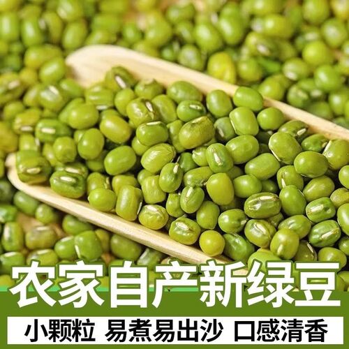 【农家新豆】薄皮小绿豆新鲜绿豆绿豆汤绿豆糕熬粥专用绿豆袋装