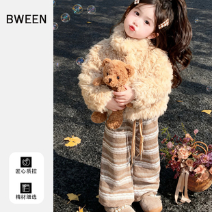 女童外套冬季2025新款女宝宝时尚洋气加绒加厚保暖儿童上衣冬天潮