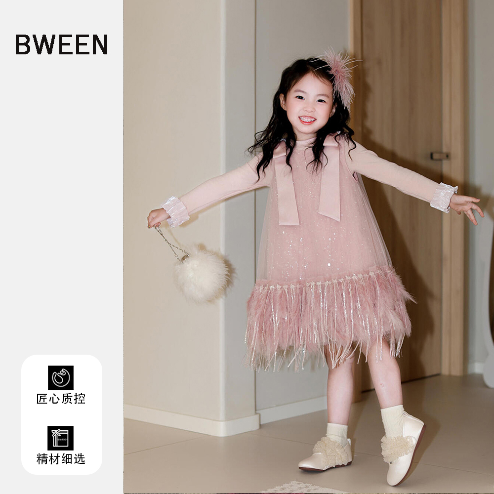 时尚chao百搭的女宝连衣裙~