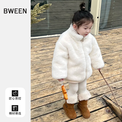 慵懒感的保暖女童外套冬季