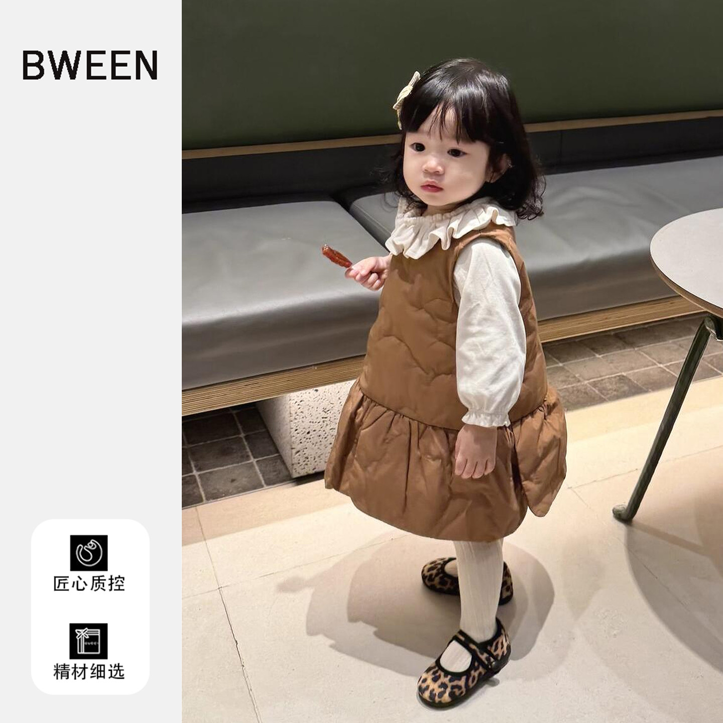 冬天美美哒的女童连衣裙