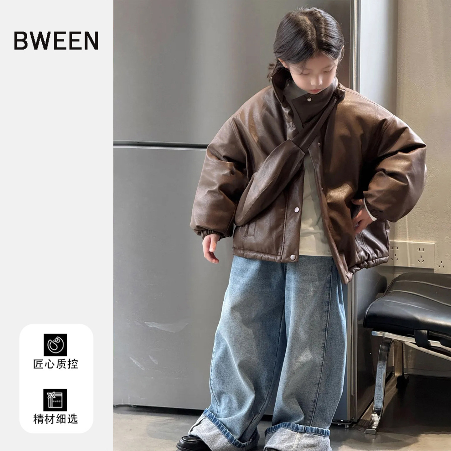 女童冬季外套2025新款洋气女宝宝夹棉加厚保暖防风儿童冬天皮上衣,童装/婴儿装/亲子装,普通外套,淘宝优惠券,粉丝福利购,淘宝优惠卷