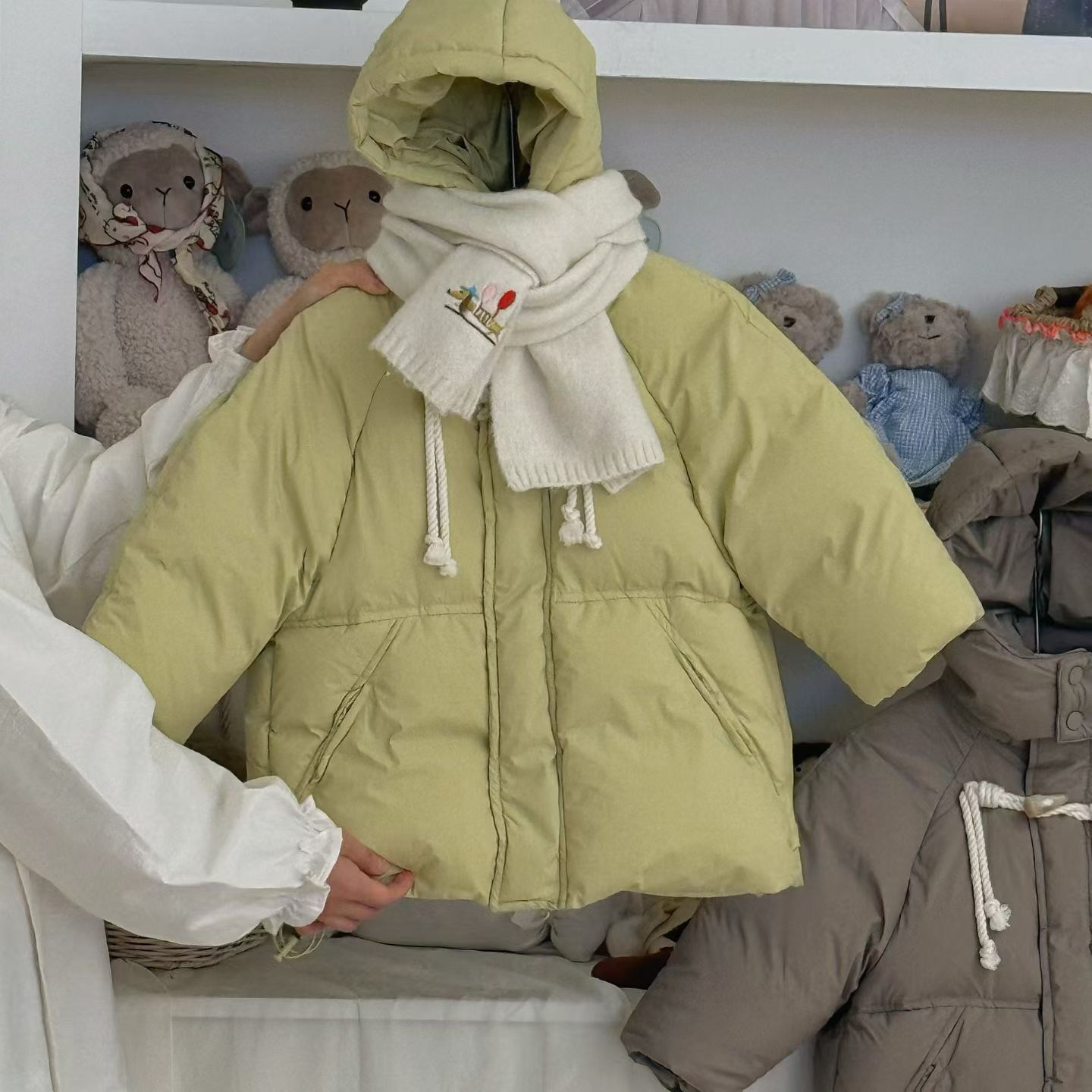 谁能拒绝这么保暖的羽绒服~