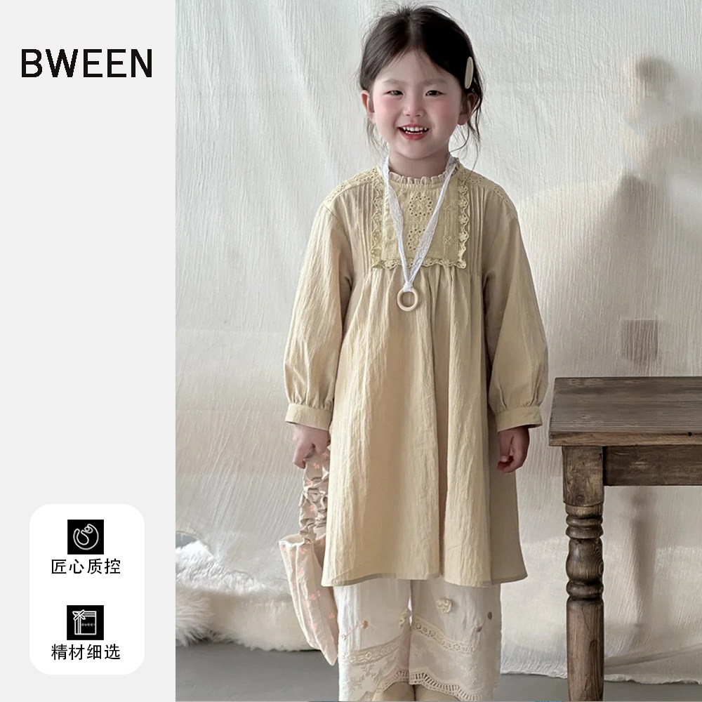 女童连衣裙春款2026新款洋气儿童韩版女宝宝时髦休闲纯色裙子春季,童装/婴儿装/亲子装,连衣裙,淘宝优惠券,粉丝福利购,淘宝优惠卷