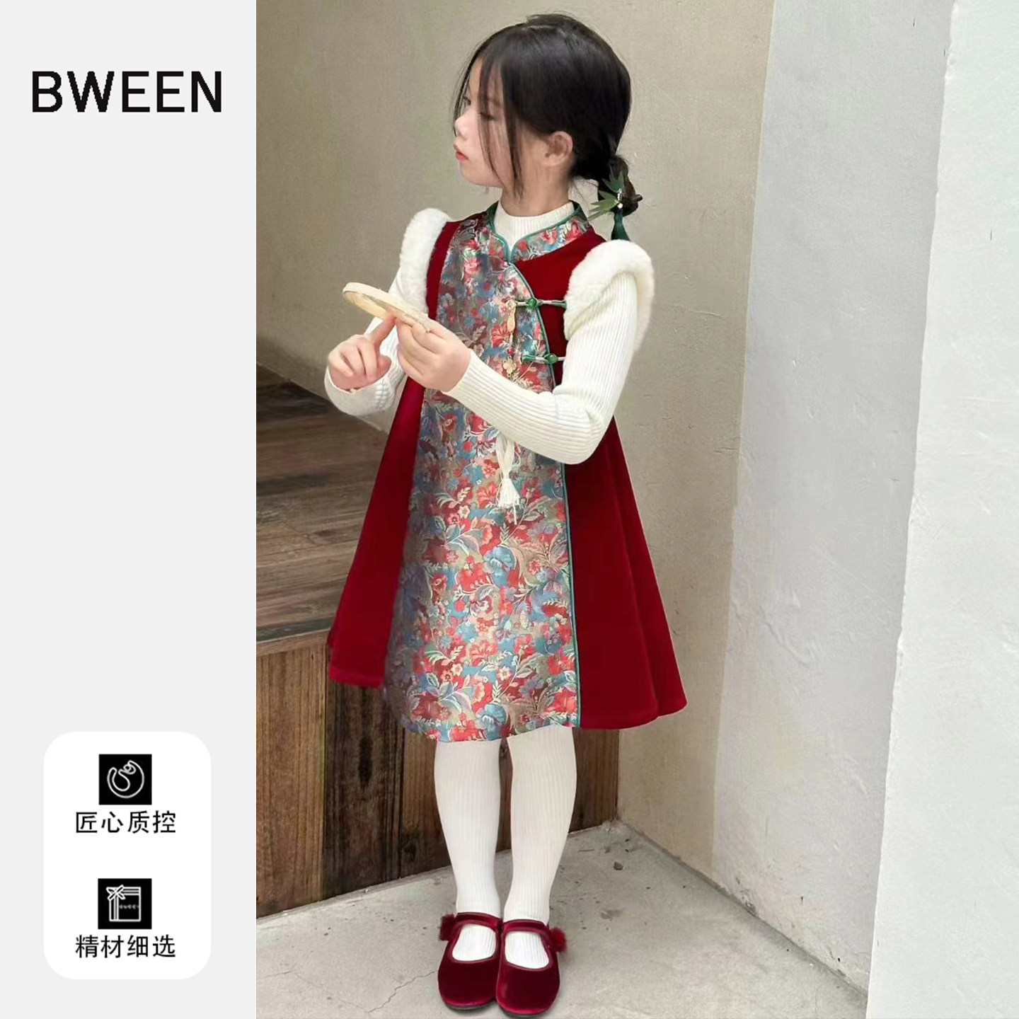 童趣满满的女童连衣裙冬季