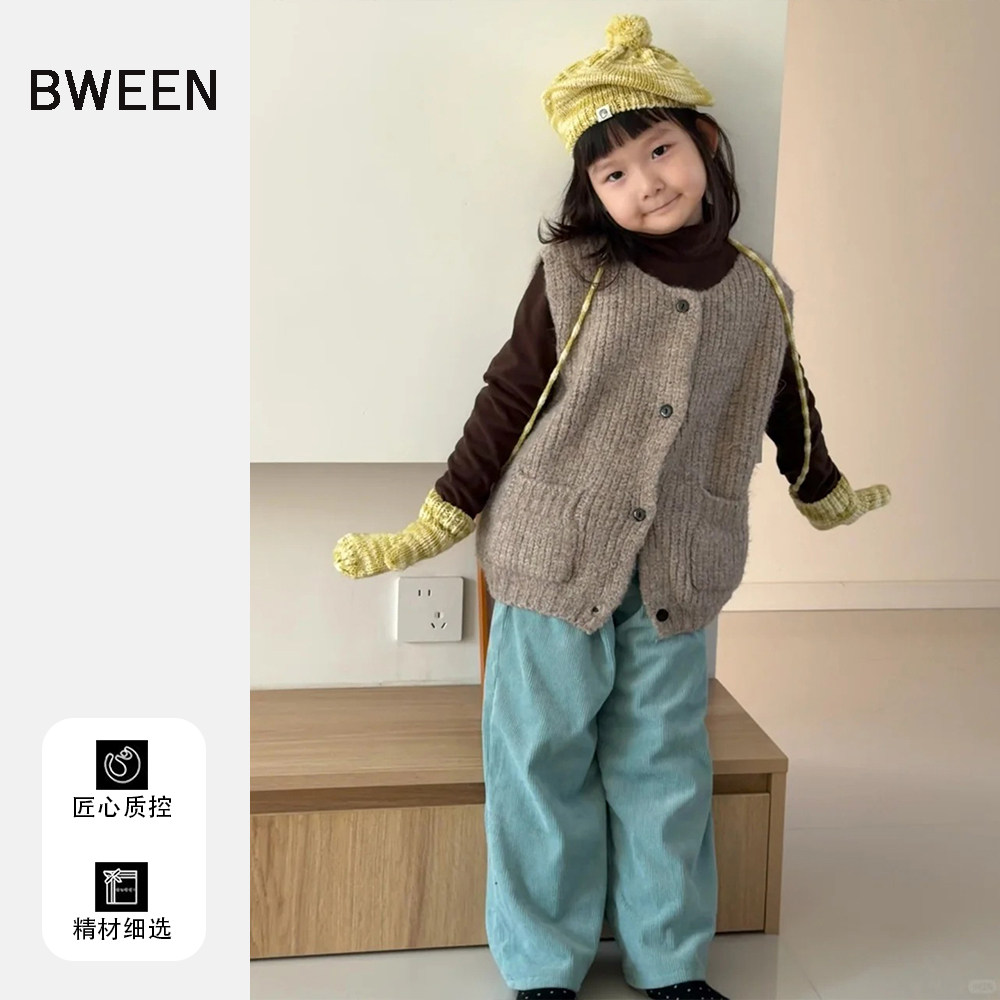 女童春季套装2026新款洋气儿童韩版女宝宝时尚纯色针织马甲裤子春,童装/婴儿装/亲子装,套装,淘宝优惠券,粉丝福利购,淘宝优惠卷