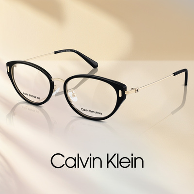 CK光学眼镜框女新款潮流猫眼镜架