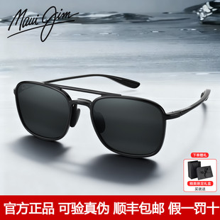 MauiJim茂宜睛墨镜男飞行员款偏光太阳眼镜运动休闲时尚镜MJ0447S