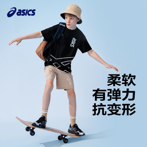 Asics/亚瑟士运动童装短袖