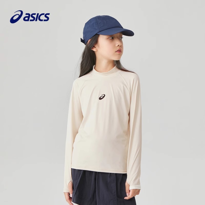 亚瑟士男童女童长袖衫上衣