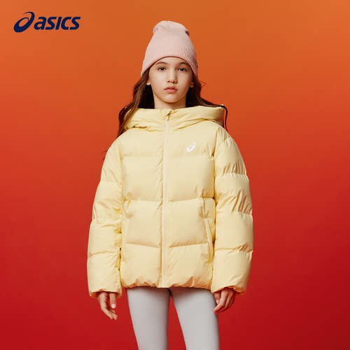亚瑟士儿童羽绒服女短款泡芙外套