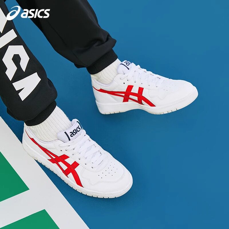 ASICS/亚瑟士童鞋青少年运动鞋男女童白色经典款复古时尚小白鞋
