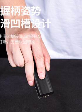 GOTO球鞋清洁软毛鞋刷人工纤维硬毛家用板刷不伤鞋套装去污神器