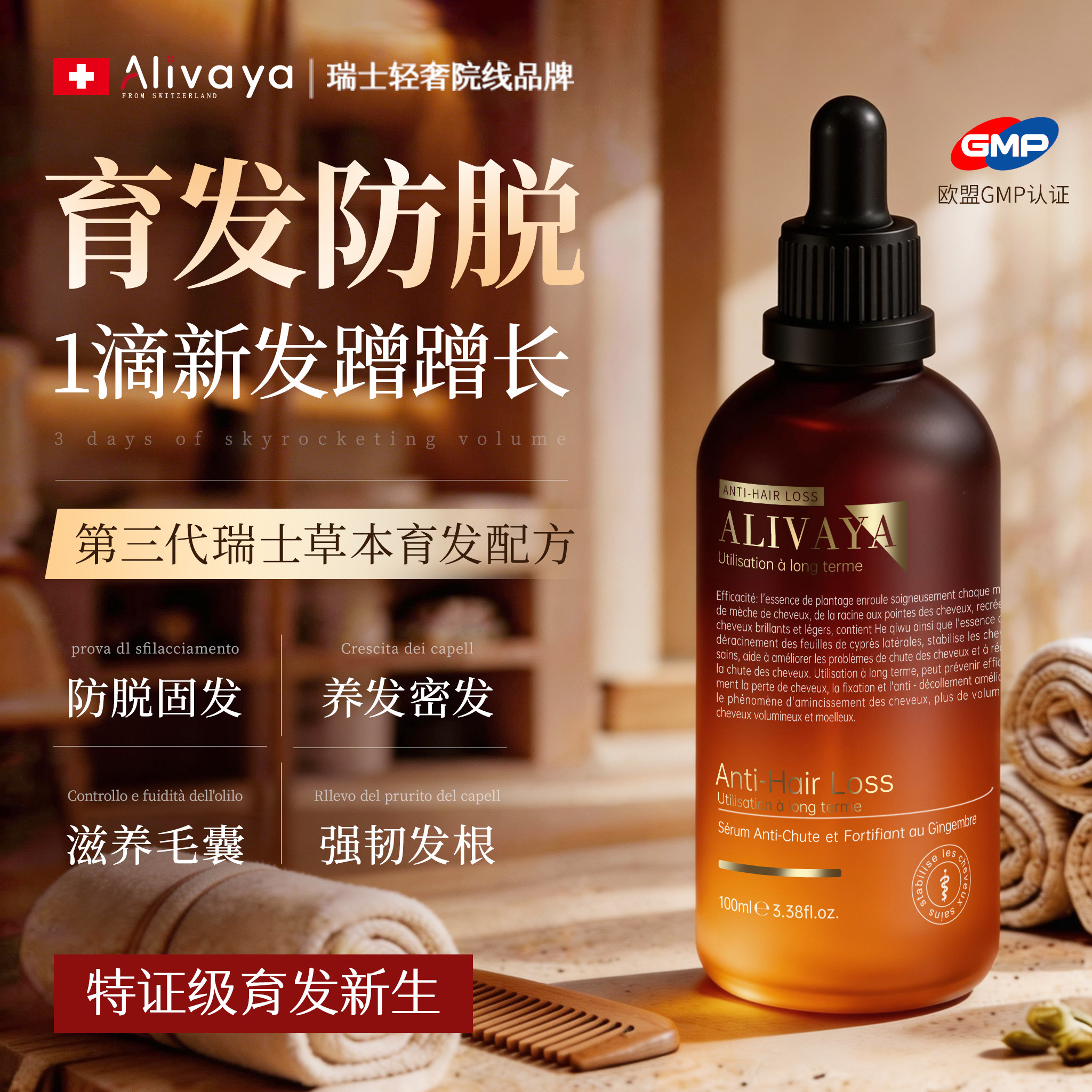 【瑞士药妆】米诺地尔育发液图片