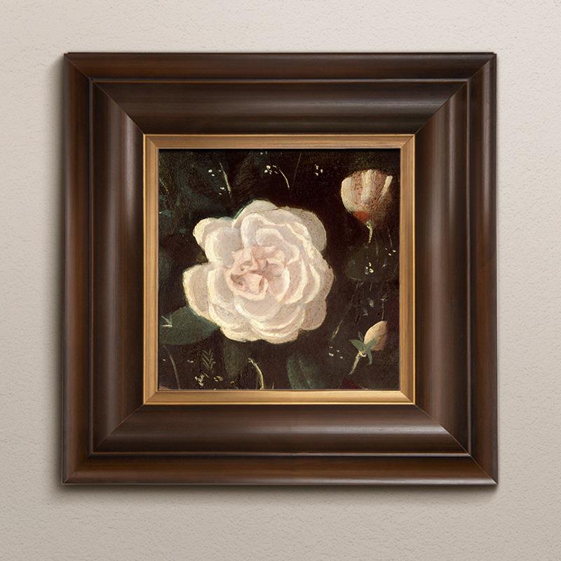 实木油画框外框复古中式相框装裱挂墙全家福任意大尺寸镜框架宽边