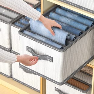 衣物收纳箱可折叠储物箱 布艺衣服收纳盒家用衣柜收纳大容量抽屉式