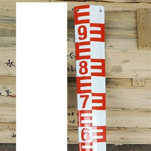 水利观测标尺水文尺观测量刻度尺不锈钢铝合金搪瓷尺反光水位尺采