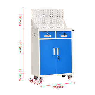 现货储功能铁用加厚重型车间皮工具柜工厂双门带煞车多物五金工具