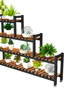 极速Balcony flower shqelf indoor floating window flower fram