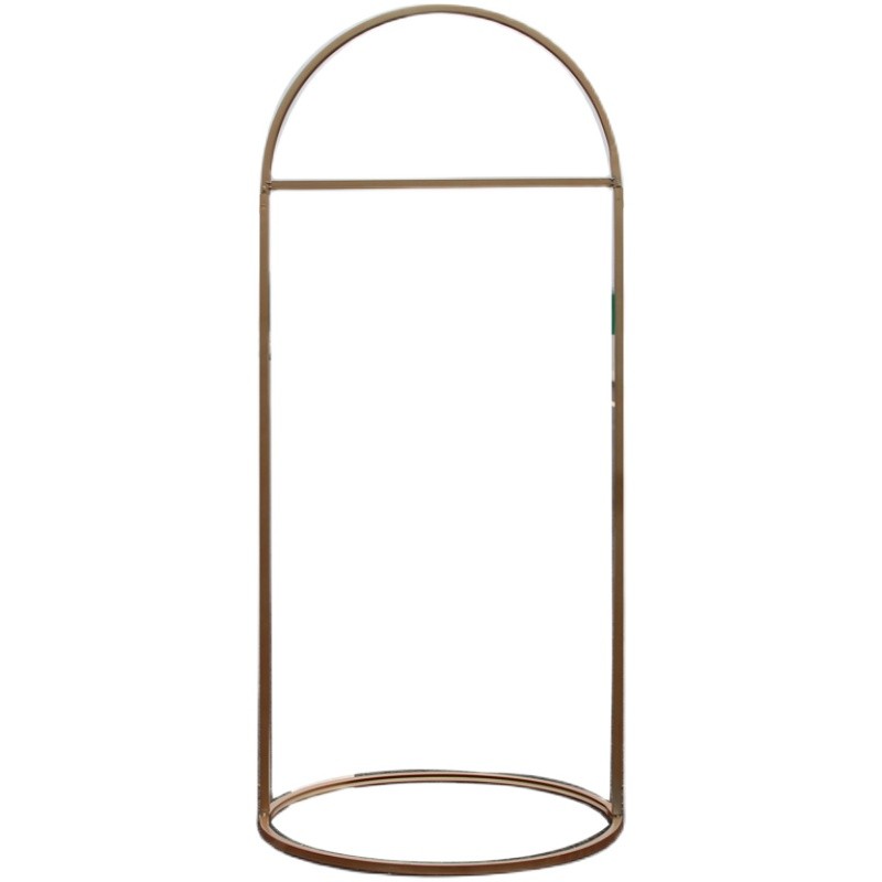 极速新款婚庆铁艺拱门舞台屏风A婚礼布置装饰迎宾区摆件橱窗花架