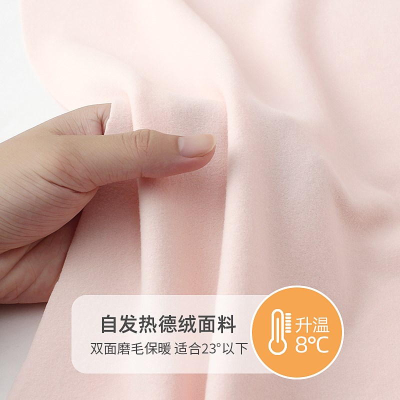极速婴儿秋冬款睡衣套装女宝宝贴身打底内搭M保暖内衣德绒冬季衣
