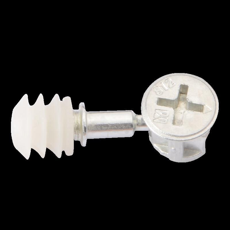 极速加厚家具五金合一抽连s接件二合屉一柜子丝主件偏心轮螺10 12