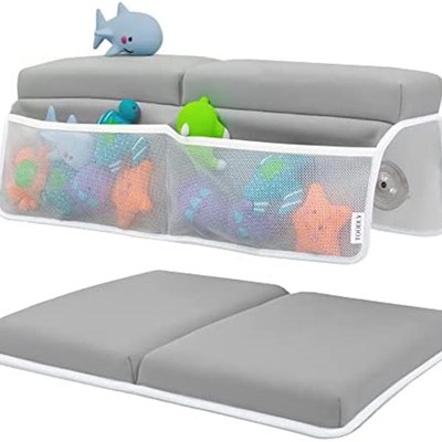 极速Comfortable Baby Bath Kneeler and Elbow PRest Pad Set -